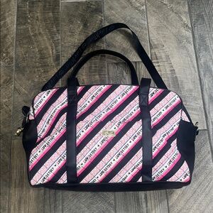❤️LUV BETSEY Pink and Black Travel Bag